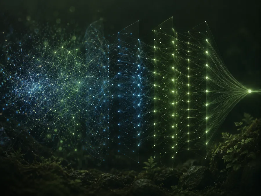 機械学習（Stanford × DeepLearning.AI）の専門領域イメージ